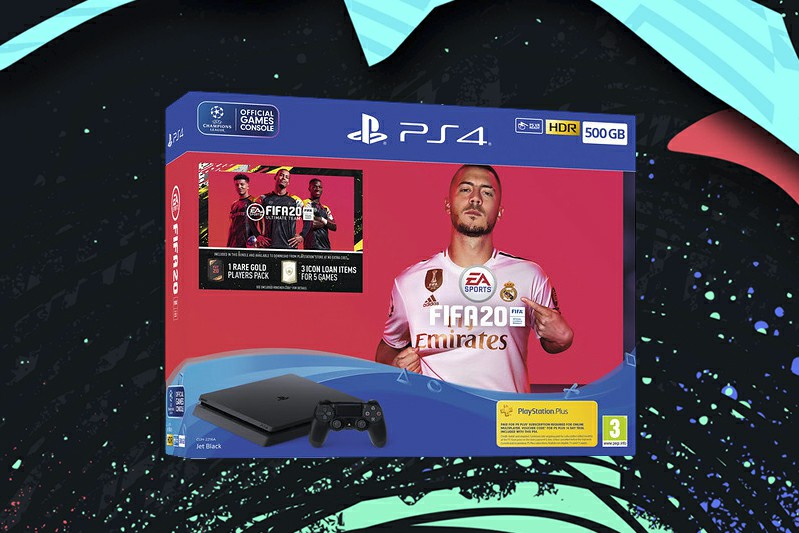ps4 console and fifa 20 bundle